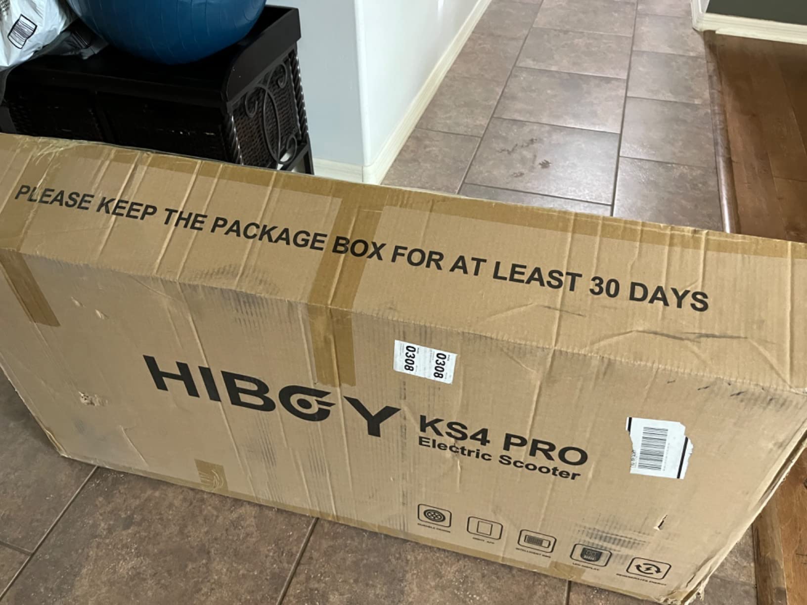 Hiboy KS4 Pro Electric Scooter for Adults, 25-Mile Range, 19 MPH, 750W peak power, 10