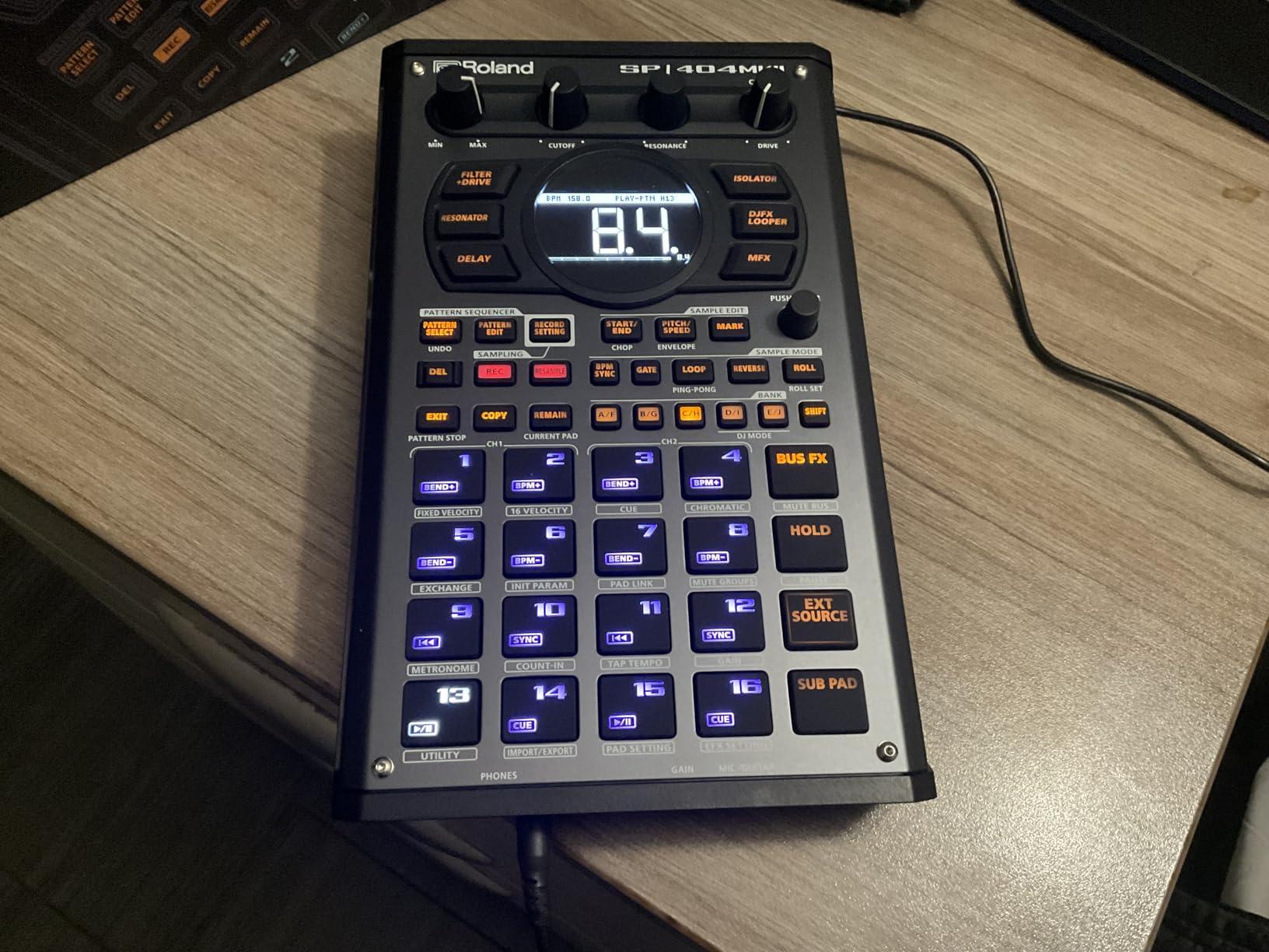 Roland SP-404MKII Creative Sampler and Effector | The Legendary SP-404 Beat Maker with Some Serious Upgrades | Fast workflow | 16GB Internal Storage | 32-Voice Polyphony | 160 Samples Per Project | The Legendary SP-404 Beat Maker with Some Serious Upgrades, Fast workflow, 16GB Internal Storage, 32-Voice Polyphony customer photo 1