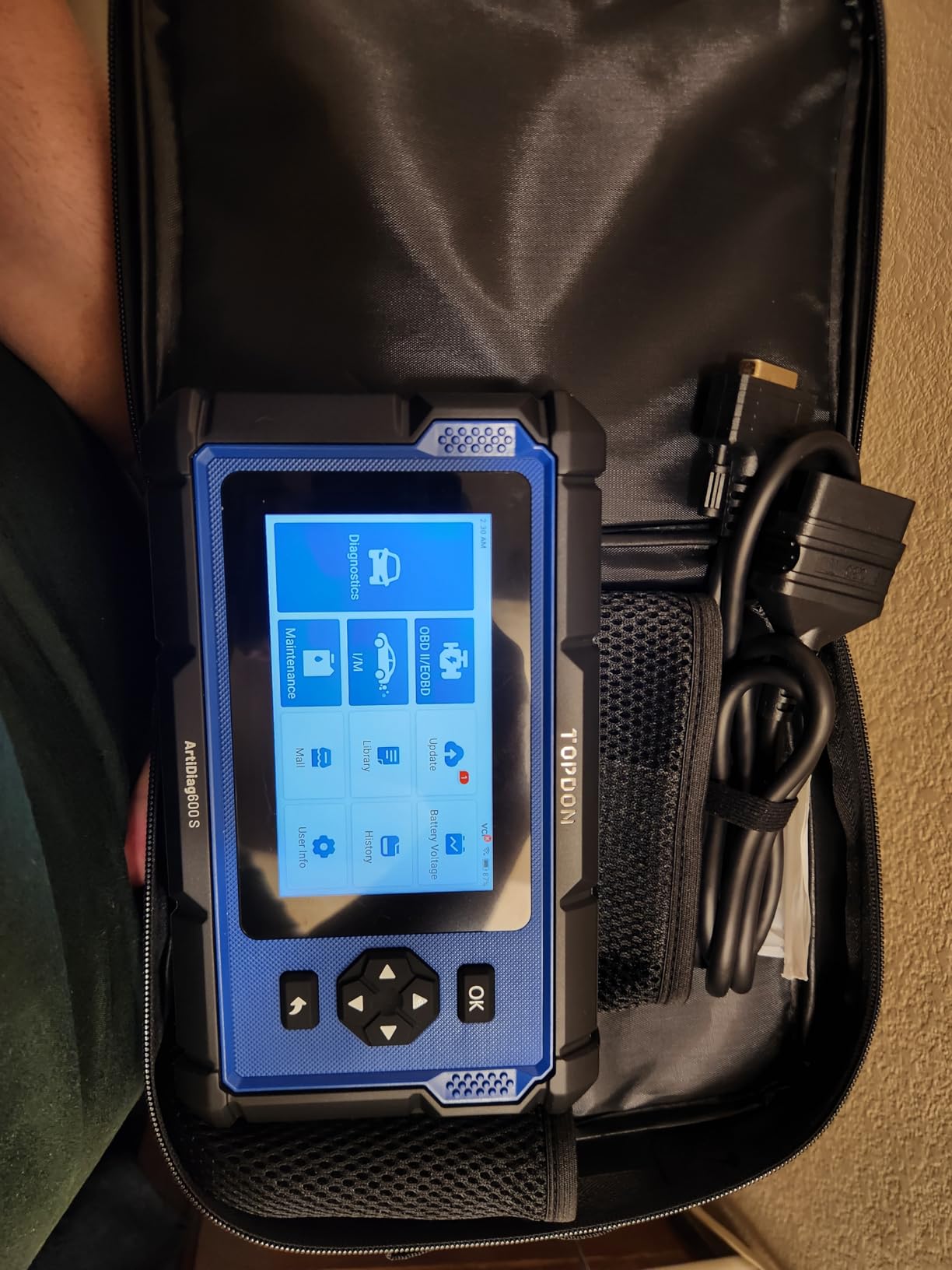 TOPDON AD600S OBD2 Scanner, Engine ABS Transmission Diagnostic Scan Tool | Lifetime Free Upgrade, 9 Reset Services, CAN-FD, Oil/Brake/BMS/SAS/DPF/TPMS/ETS Reset, ABS Bleeding, Injector Coding customer photo 2