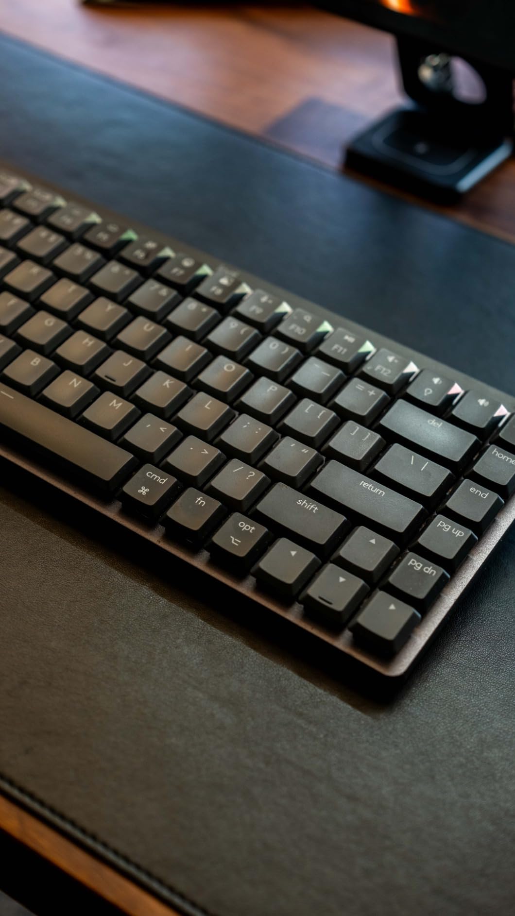 Logitech MX Mechanical Mini for Mac Wireless Illuminated Keyboard, Low-Profile Performance Switches, Tactile Quiet Keys, Backlit, Bluetooth, USB-C, Apple, iPad - Pale Grey customer photo 1