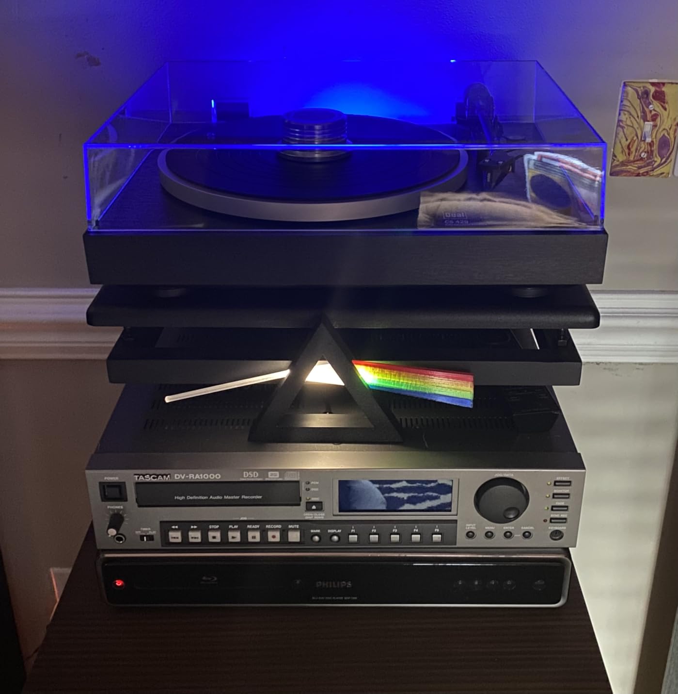Dual CS429 Fully Automatic Belt-Drive Turntable with Ortofon 2M Red Cartridge, 33/45/78 RPM, Black customer photo 1