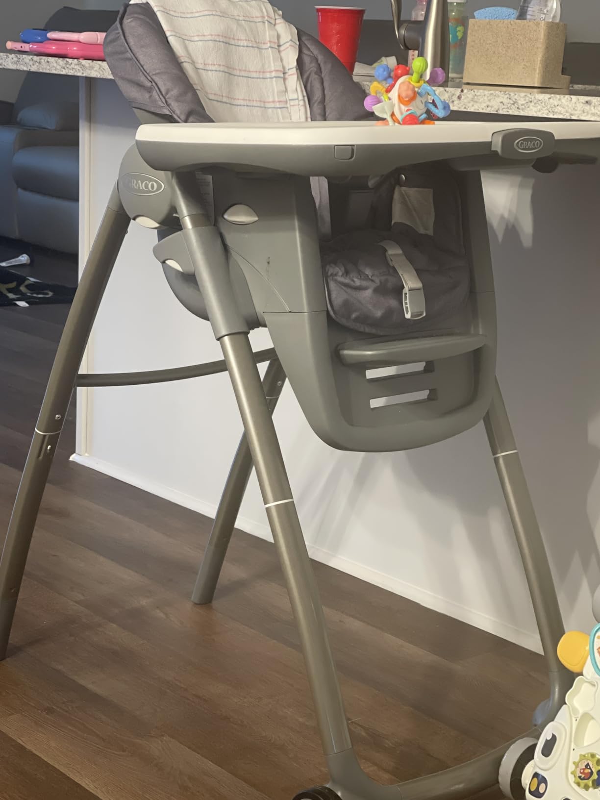 Graco Table2Table Premier Fold 7 in 1 Convertible High Chair | Converts to Dining Booster Seat Kids Table and More Maison customer photo 1