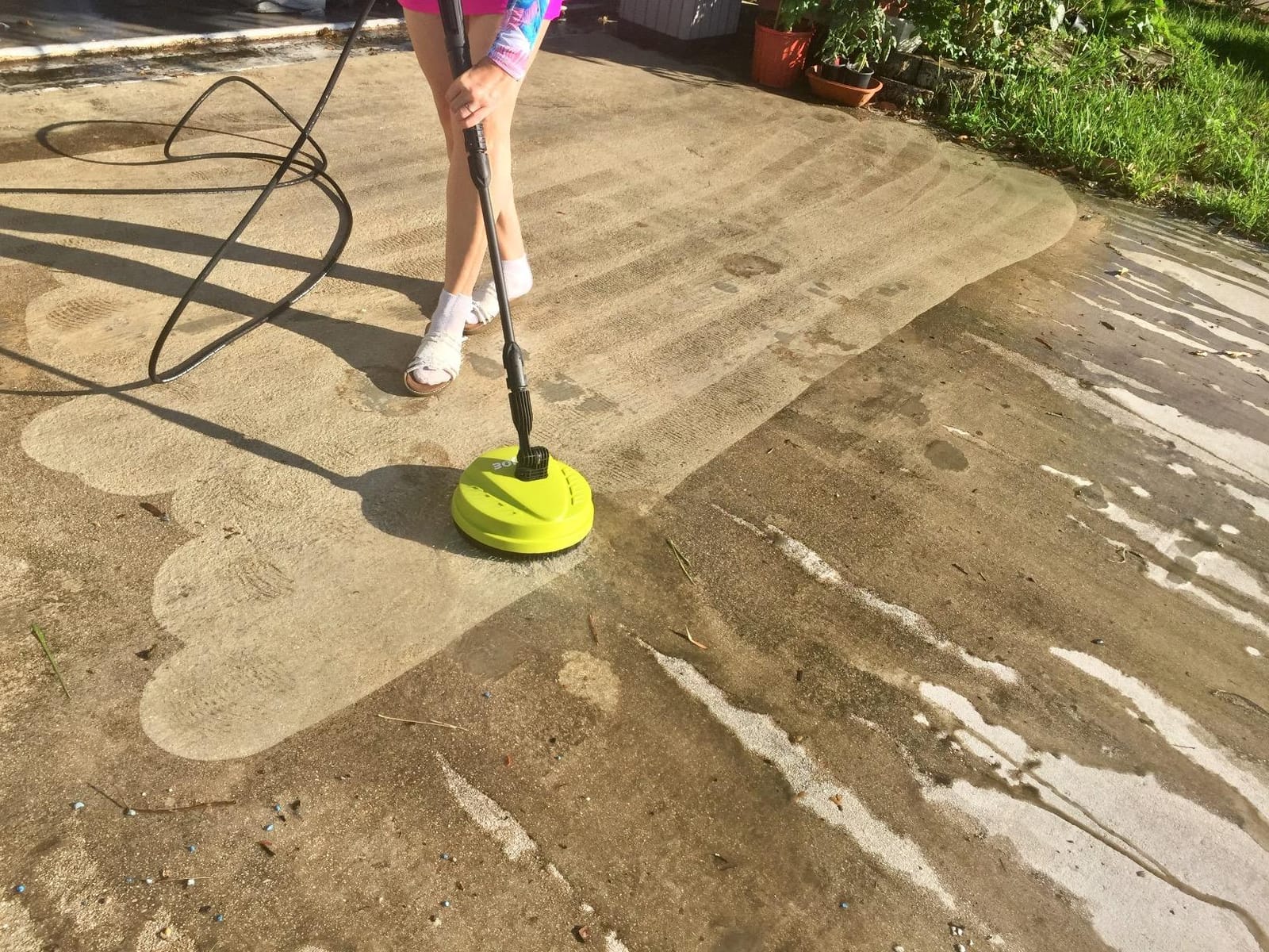 Sun Joe Electric Pressure Washer with Powerful Motor for Cars/Fences/Patios/All Uses, Safety First GFCI Power Cord, Adjustable Spray Wand & Total Stop System, 20-Foot Hose, Black, SPX205E-XT customer photo 2