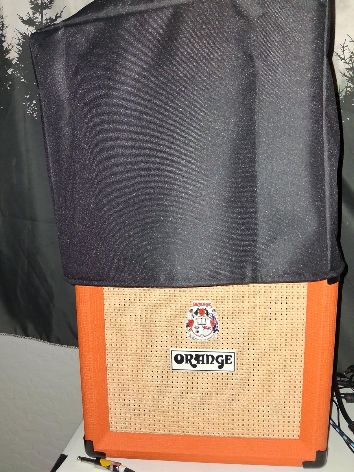 Guitar Amplifier Dust Cover Black Polyester | Name Your Model up to 12