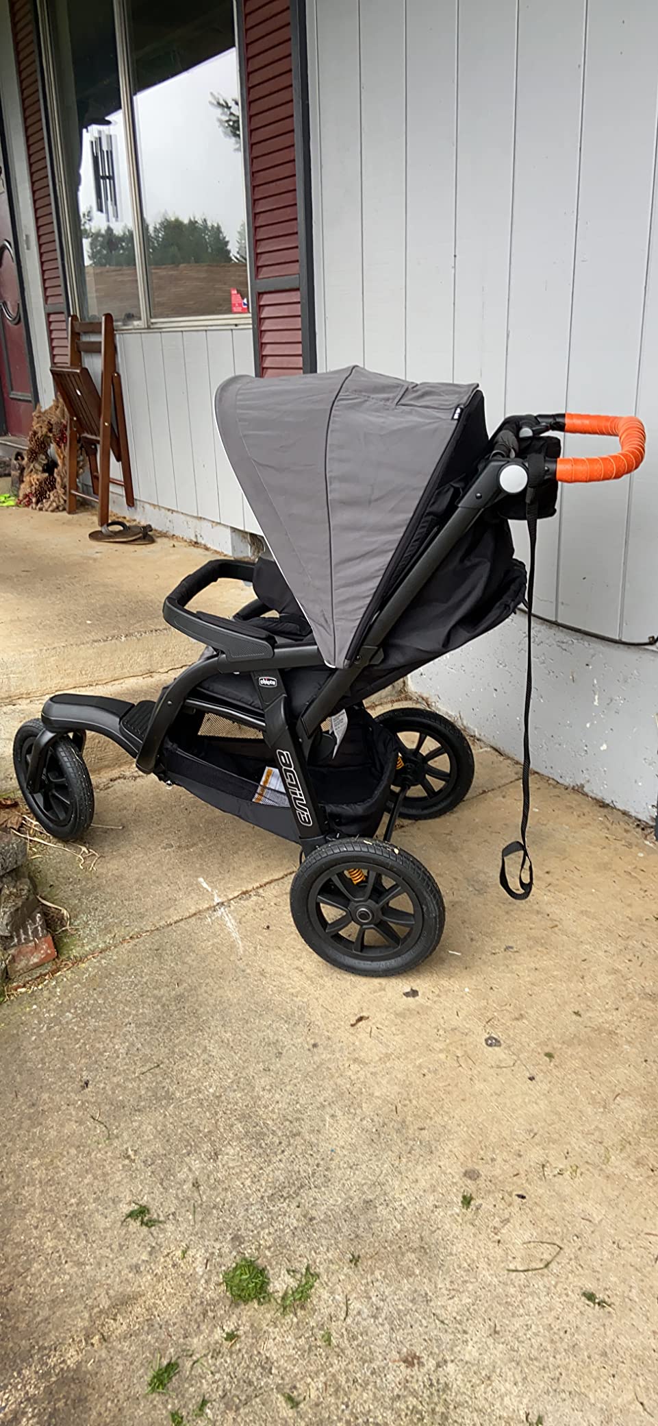 Chicco Activ3 Lightweight Baby Jogging Stroller, All-Terrain 3-Wheel | Eclipse/Grey customer photo 1