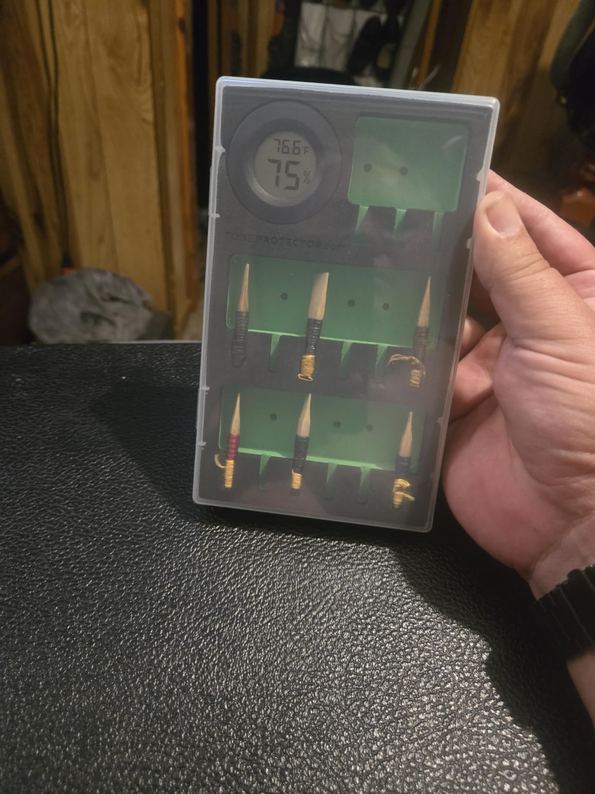 The Tone Protector Reed Case: Digital Reed Storage With Two-Way Humidity Control (Blue) customer photo 1