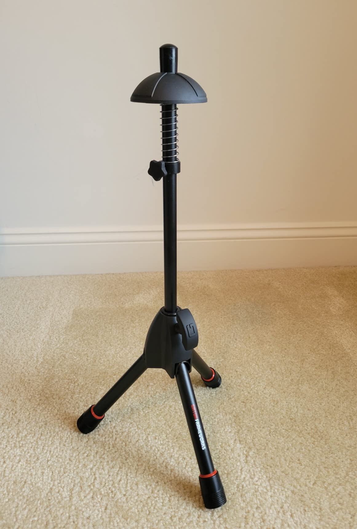 Gator Frameworks Tripod Style Stand for Standard-Sized Trumpets | Easily Collapsible for Travel Stable & Convenient Features Adjustable Height & Rubberized Bell Stop (GFW-BNO-TRUMPET) customer photo 2