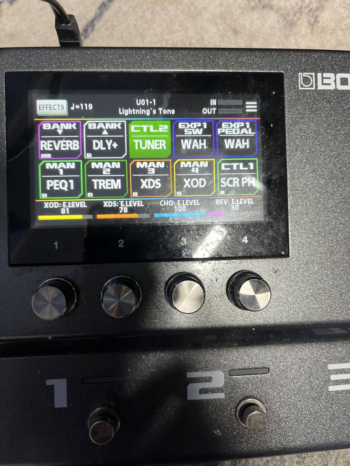 BOSS GX-100 Advanced Guitar Effects Processor | Authentic Tube Amp Tone with AIRD Technology, 32 Amp Types and 170+ BOSS Effects Derived from the Flagship GT-1000 customer photo 1