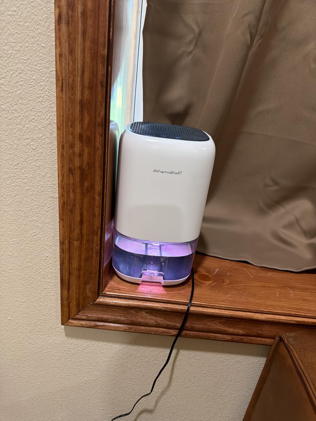 Dehumidifier, 35 OZ Small Dehumidifiers for Bedroom for Home, Quiet with Auto Shut Off, Dehumidifiers for Bedroom (280 sq. ft), Bathroom, RV, Closet, White customer photo 2