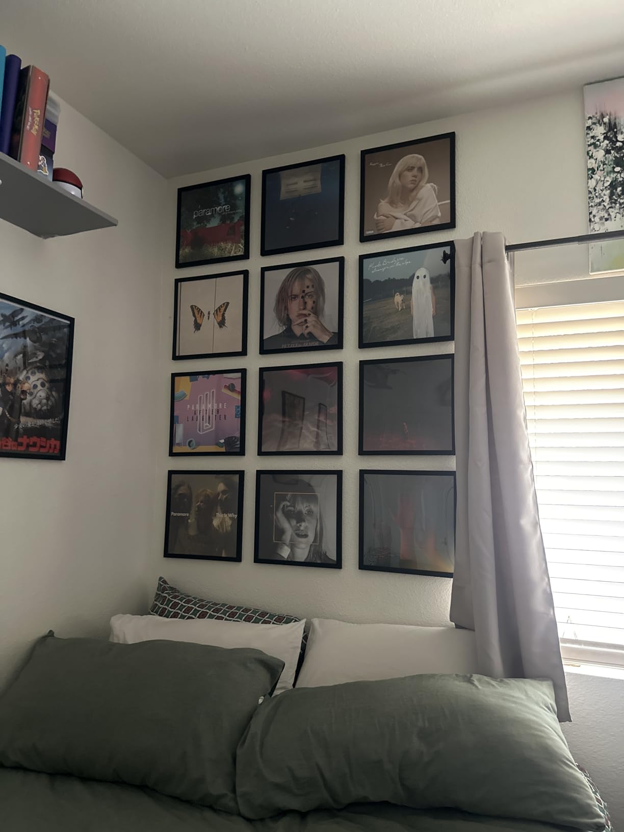 eletecpro Vinyl Record Frame, 12.5 x 12.5 in, Black, 4 Pack | Fits 12x12 LP and Album Cover, Easy Wall Mount, Acrylic Cover, Display for Home and Music Studio, Gallery Decor customer photo 2
