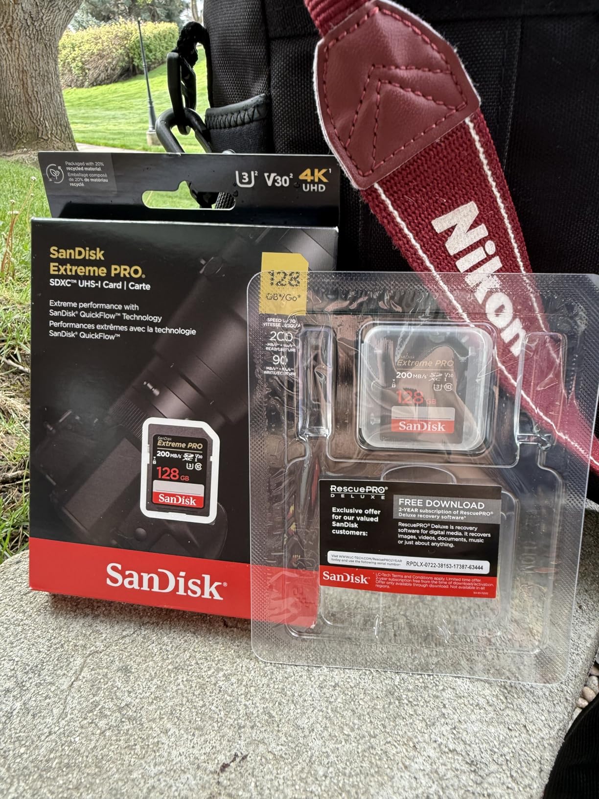 SanDisk 256GB Extreme PRO SDXC UHS-I Memory Card - C10, U3, V30, 4K UHD - SDSDXXD-256G-GN4IN customer photo 2