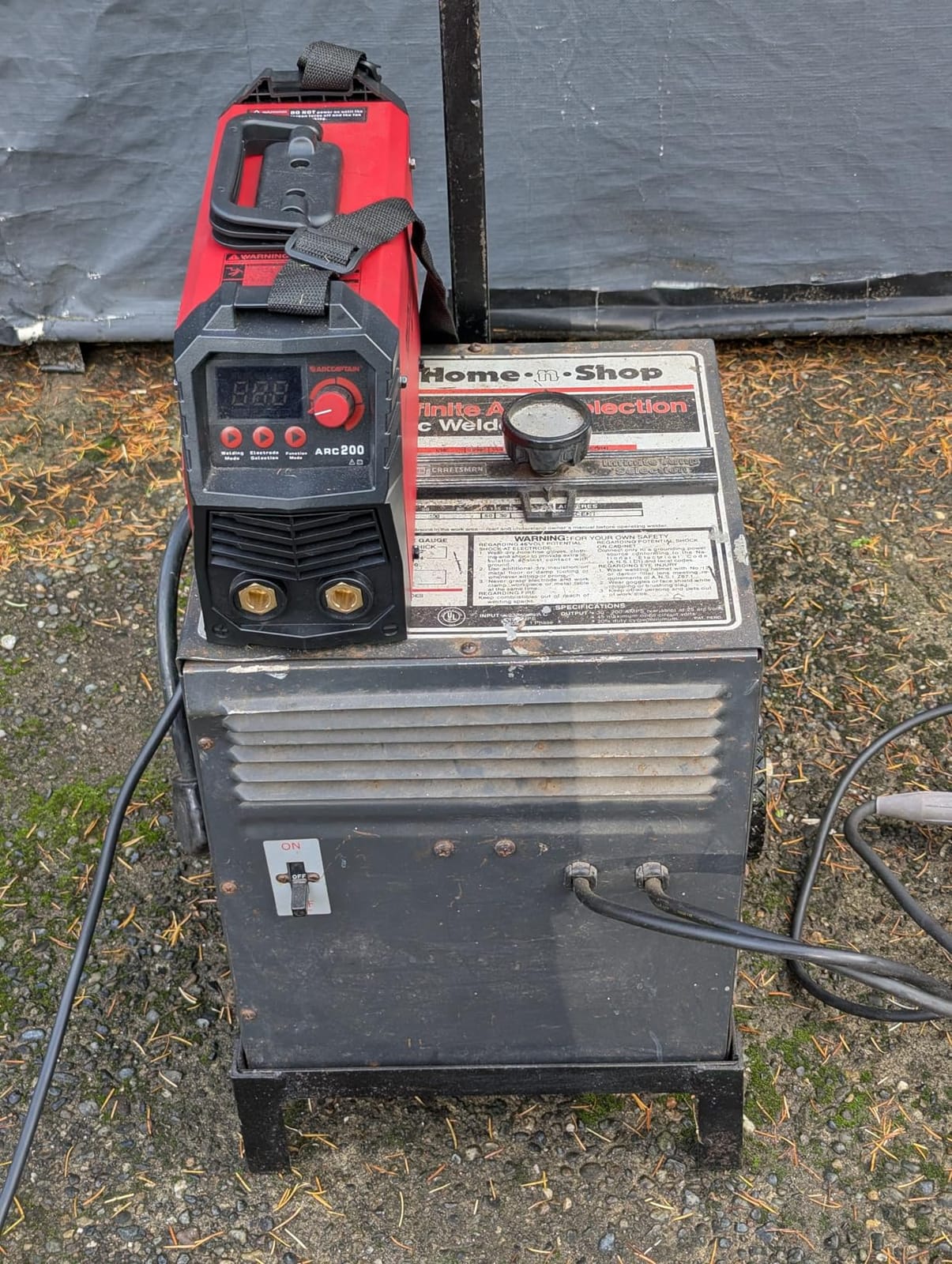 ARCCAPTAIN Stick Welder, [Large LED Display] 200A ARC/Lift TIG Welding Machine with Synergic Control, IGBT Inverter 110V/220V Portable MMA Welder Machine with Hot Start, Arc force and Anti-Stick customer photo 1