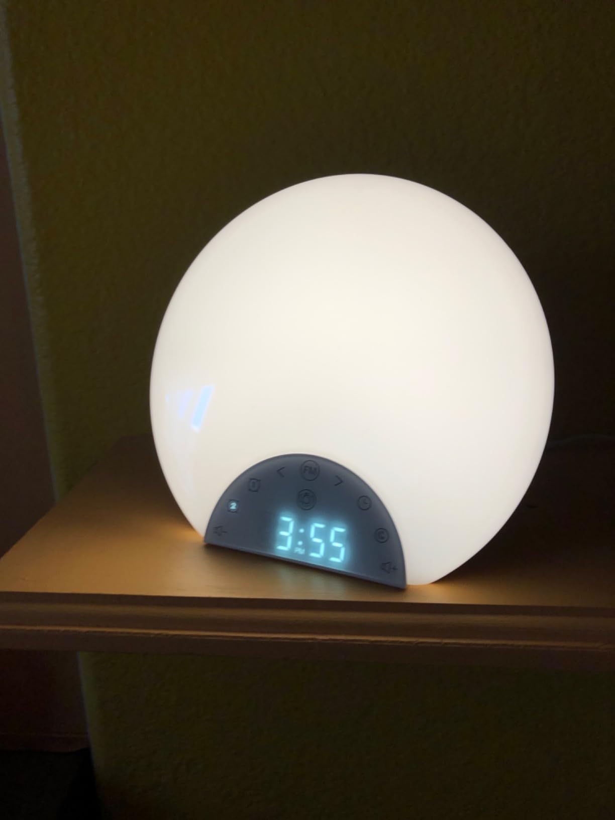 ANTDALIS Sunrise Alarm Clock Wake Up Light with Dual Alarms customer photo 2