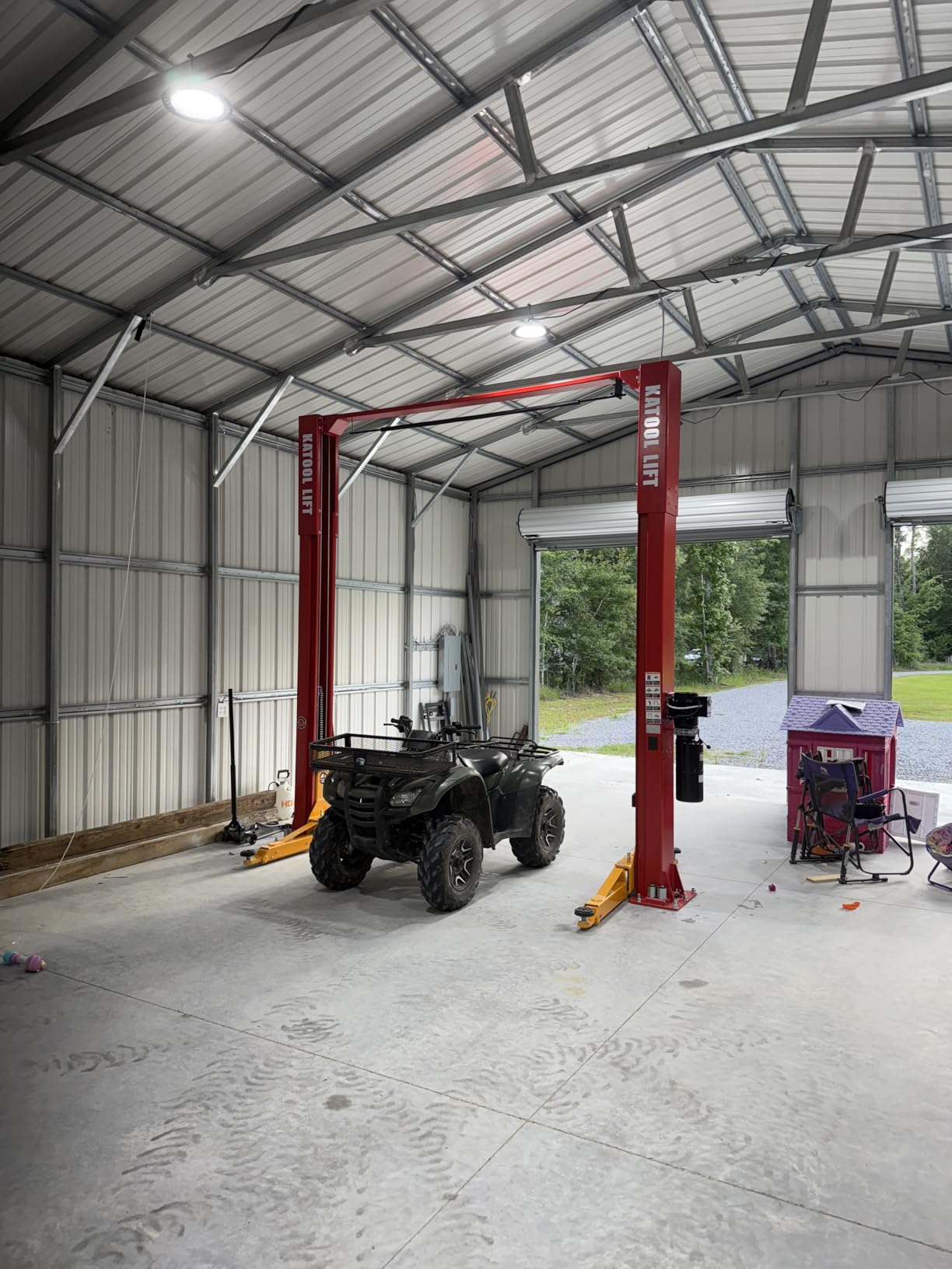 KATOOL 2 Post Car Lift 2 Post Lift Car Lift Shop Garage (M110) customer photo 1