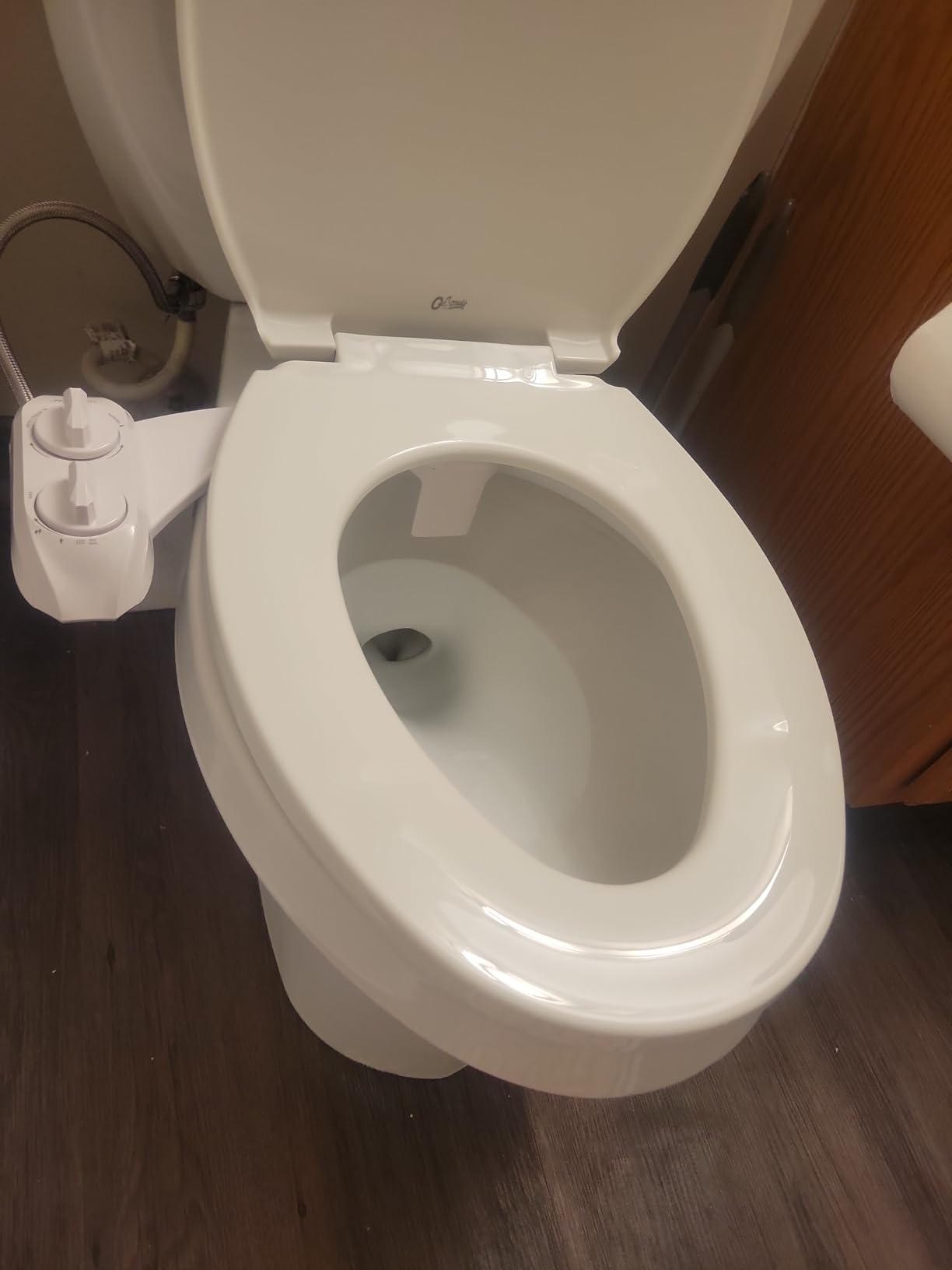 LUXE Bidet NEO 185 PLUS - Patented Bidet Attachment for Toilet, Chrome | Non-Electric, Dual Nozzle, Slide-In Install, 360° Self-Clean, EZ-Lift to Clean, Feminine & Rear Wash customer photo 2