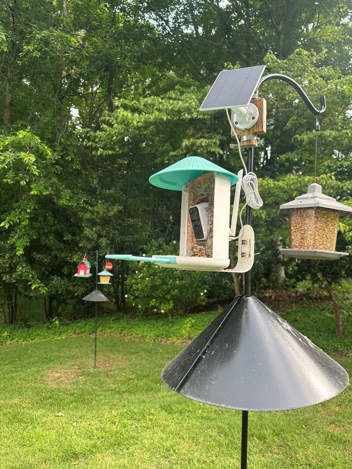 NETVUE by Birdfy Smart Bird Feeder with Camera, No Subscription, 1080P | AI Bird Species Identification, 2MP Night Vision, Live Stream, 2.4GHz Wi-Fi, IP66 for Outdoor, Gifts for Bird Lovers, Blue customer photo 1