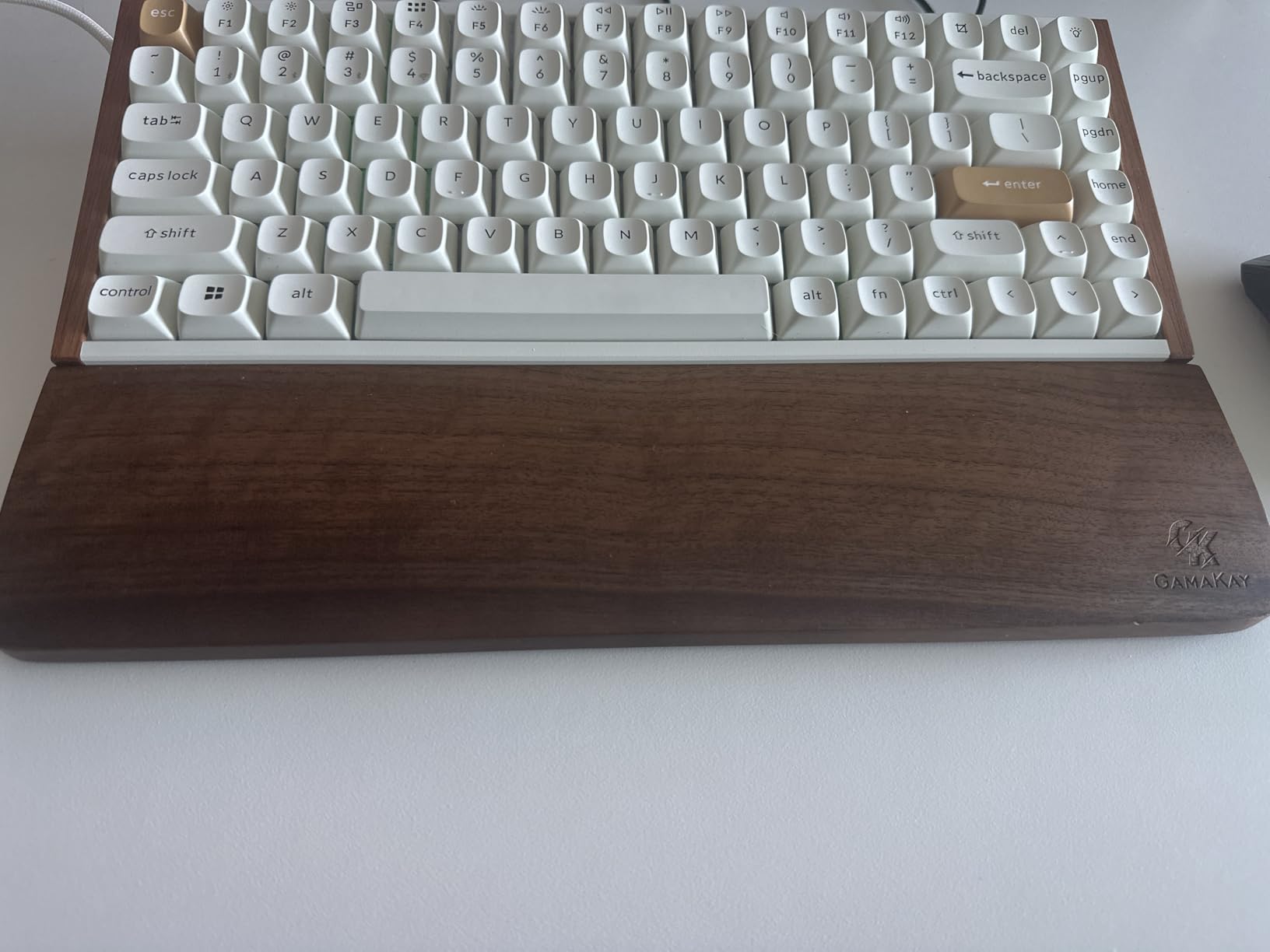 GamaKay Wooden Wrist Rest Pad, 12.8