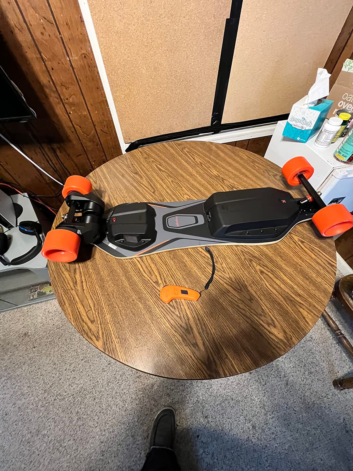 MEEPO Electric Longboard Skateboard with Remote for Adults, 34 MPH Top Speed, 30 Miles Long Range with 2800W*2 Gear Drive Motor, Bamboo & Fiberglass Deck, 330 LBS Max Load, Voyager X customer photo 1