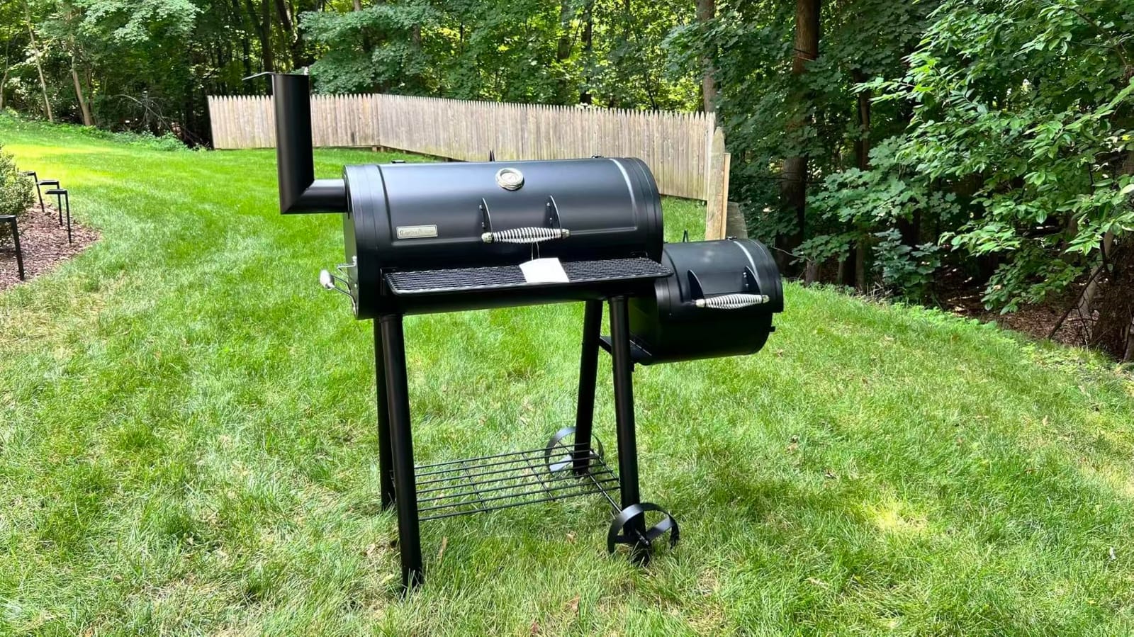 Captiva Designs Smoker Grill Extra Large Outdoor Charcoal Barbecue Grill | Cooking Area (941 sq.in. in Total) Offset Smoker, Heavy Duty Smoker and Grill Combo for Backyard Garden Patio BBQ customer photo 1