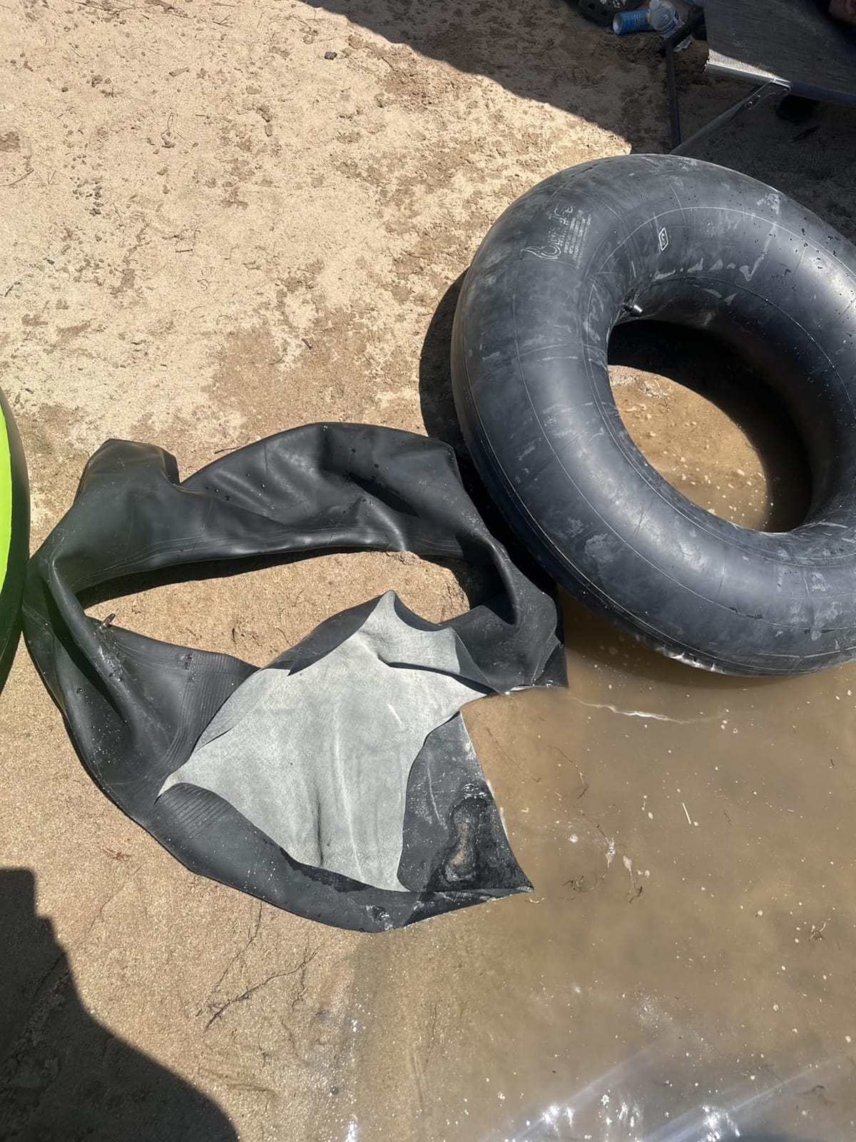 River Tube for Floating Heavy Duty Rubber Snow Tube | River Tube, Sledding Float | Pool Closing Inner Tube | Truck Inner Tubes customer photo 1