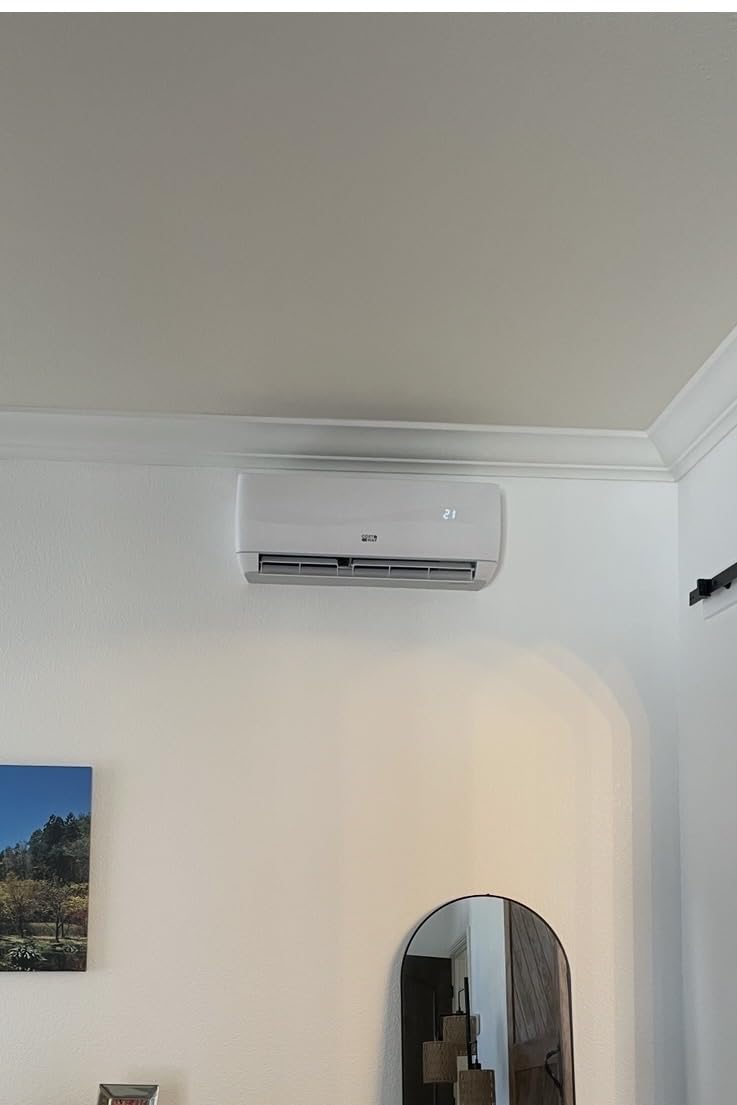 COSTWAY 12000BTU Mini Split Air Conditioner & Heater | 20 SEER2 115V Wall-Mounted Ductless AC Cools up to 750 Sq. Ft, Energy Efficient Inverter AC with Heat Pump customer photo 2