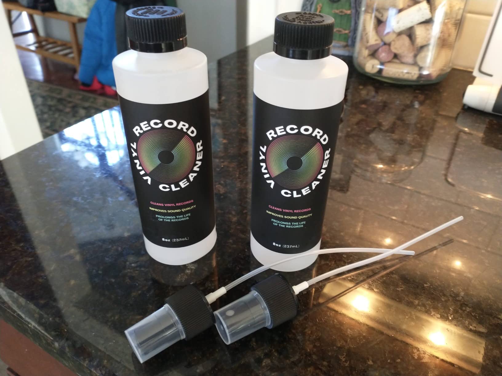 Impresa Record Cleaner Spray Refill - 2 x 8 Fl Oz Removes Dust & Static with Vinyl Cleaning Fluid - Enhances Audio Clarity with Vinyl Record Cleaner Spray customer photo 2