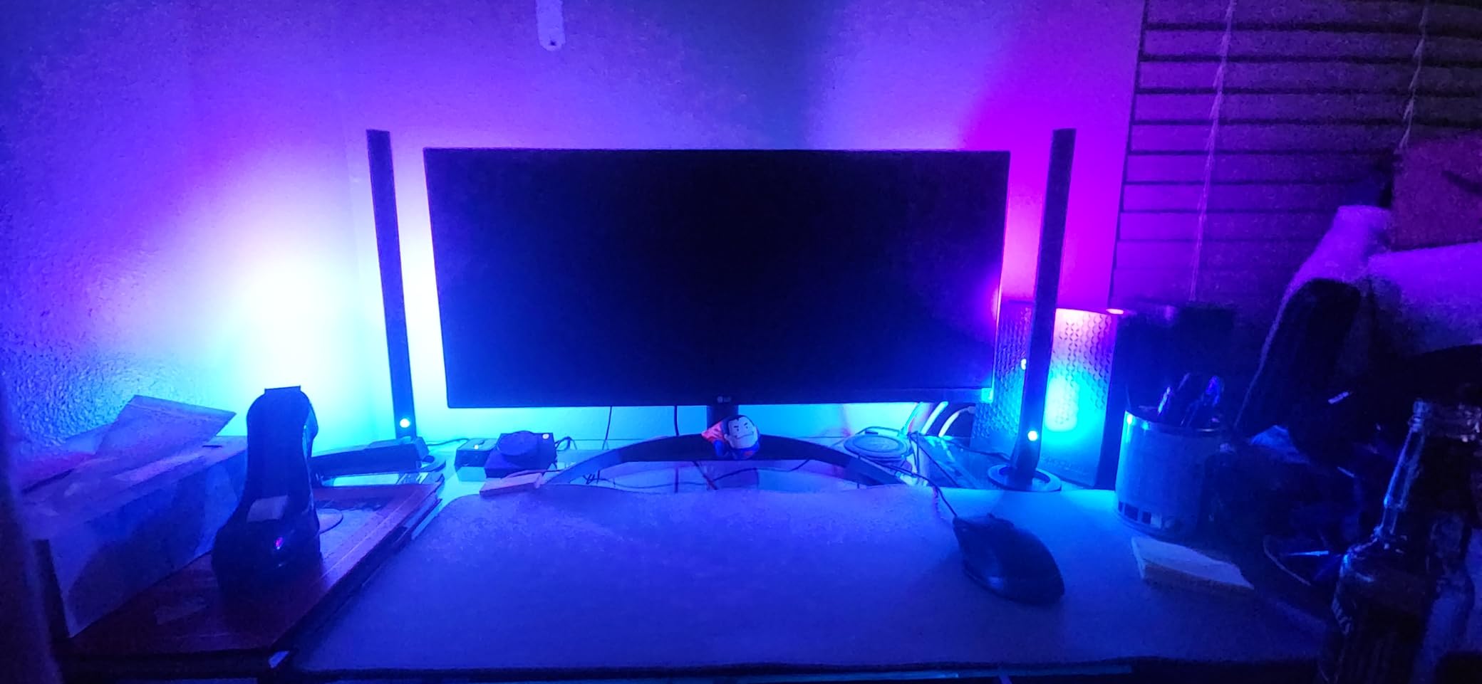 Govee RGBIC Gaming Light Bars H6047 with Smart Controller, Wi-Fi Smart LED | Gaming Lights with Music Modes and 60+ Scene Modes Built, Works with Alexa & Google Assistant, Game Room Lights Decor customer photo 2