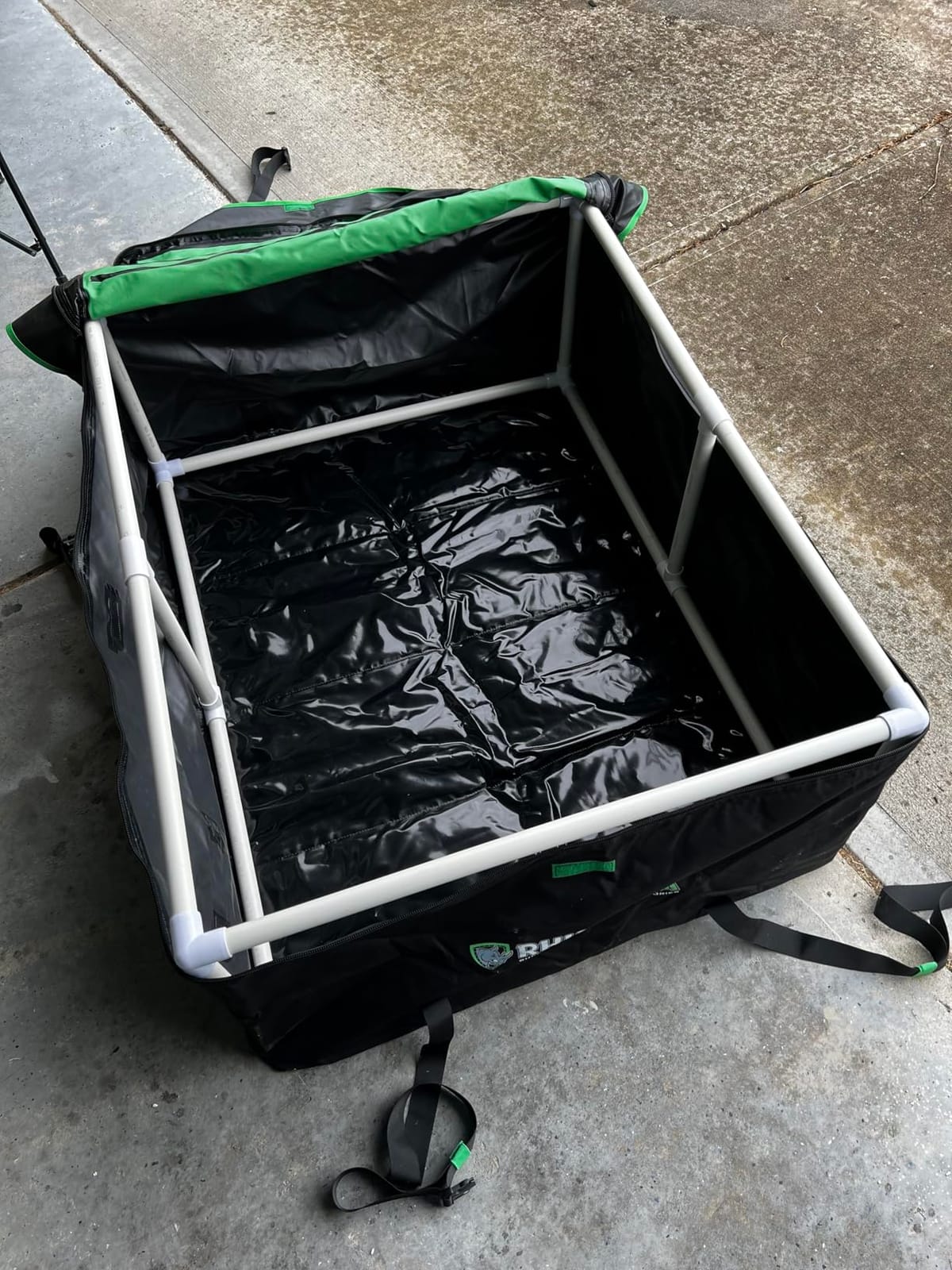 Rhino USA Rooftop Cargo Carrier Bag - 17.7 Cu Ft Waterproof Roof Storage | Waterproof Rooftop Bag, 17.7 Cu Ft. For Car Roof Racks. Heavy Duty Zippers, Lock Included. Car Top Carrier for Road Trips. customer photo 1