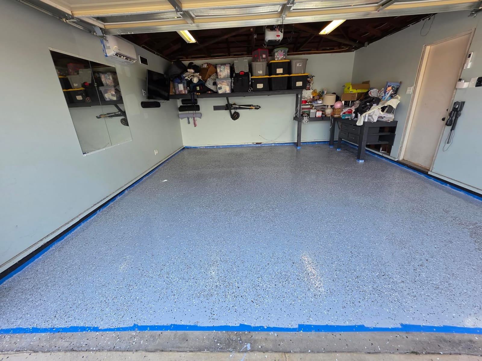ArmorPoxy 100% Solids Garage Epoxy Floor Kit, Designer Gray, 300 Sq Ft 17pc customer photo 1