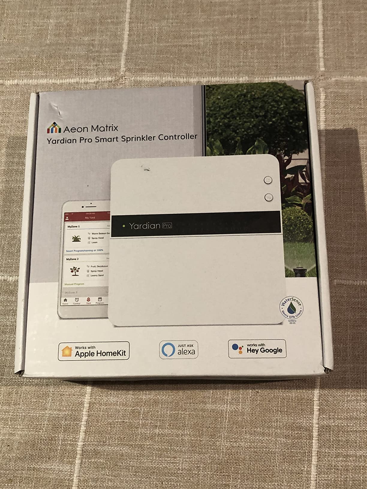 Yardian Pro 6-Zone Smart Sprinkler Controller, Apple HomeKit & Wi-Fi | Apple HomeKit & Home Assistant Compatible, Ethernet & Wi-Fi, Weather-Based Scheduling, Easy DIY Install, Manual Buttons customer photo 1