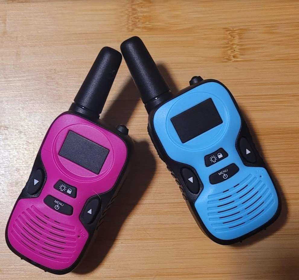 Walkie Talkies for Kids Rechargeable 4 Pack - Outdoor Hiking Camping Toys | Long Range Radio with Charger Battery Flashlight Backlit LCD - Christmas Birthday Family Gifts for 3-12 Year Old Girls Boys customer photo 1