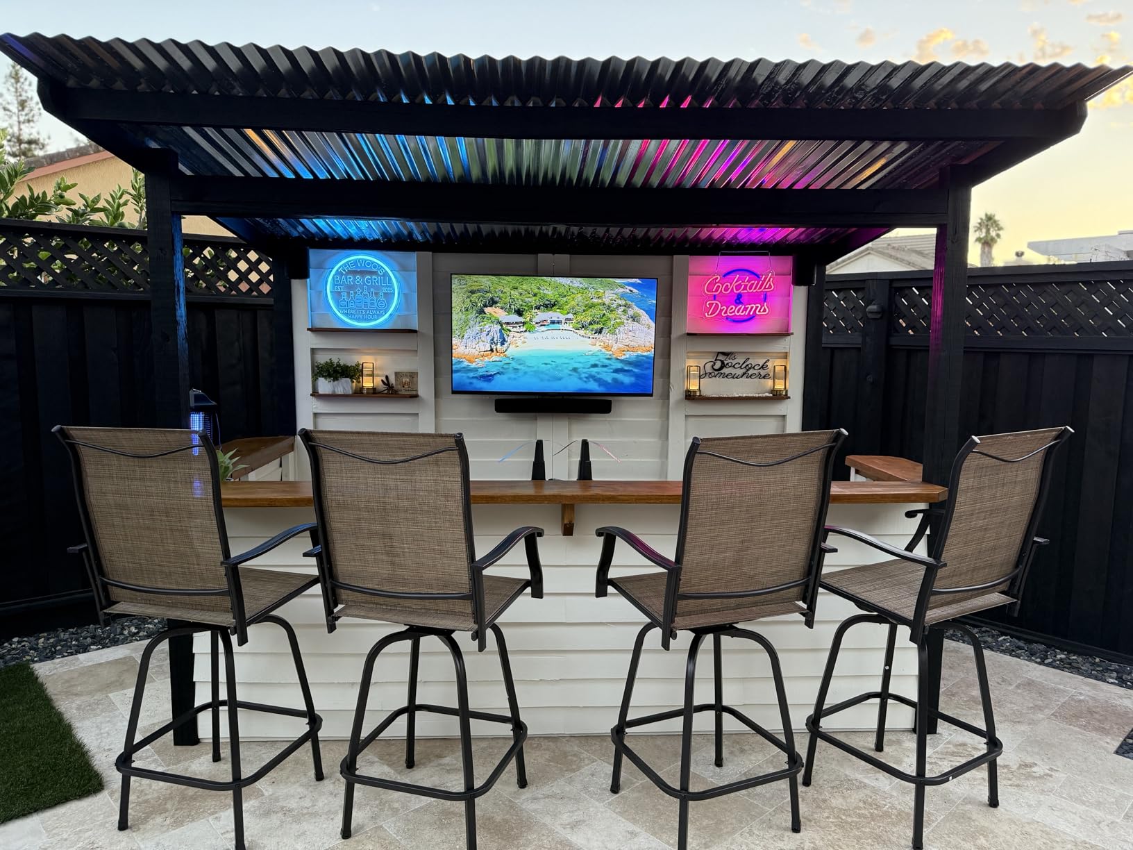 Custom Bar Neon Sign with Remote for Man Cave Wall Decor, Personalized LED Dimmable Bar Neon Light, Light Up Signs Home Pub Bistro Shop Business Decor customer photo 1