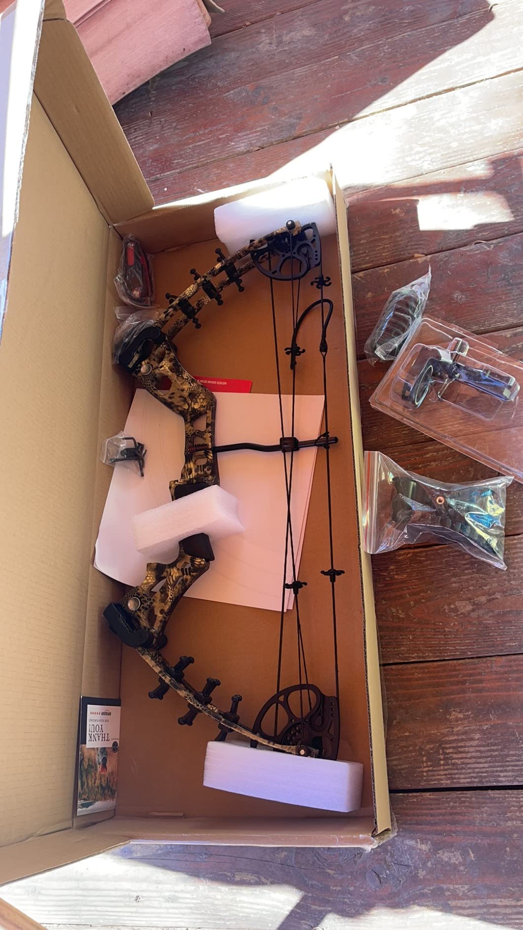 Youth Compound Bow Set 15-45 Lbs for Teens and Beginner, Package with Archery Hunting Equipment, Max Speed 260fps, Adjustable, Right Hand customer photo 2
