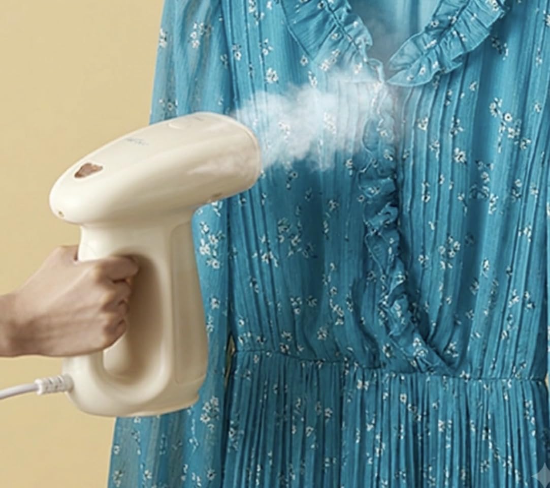 Bear Steamer for Clothes, 1300W 25s Heat-Up Clothes Steamer with 230ml Tank | Essential Oil Compatible, 20g/min Steam Rate, Handheld 2-in-1 Steam&Iron, Fabric Wrinkle Remover for Home&Travel, Includes Brush customer photo 2