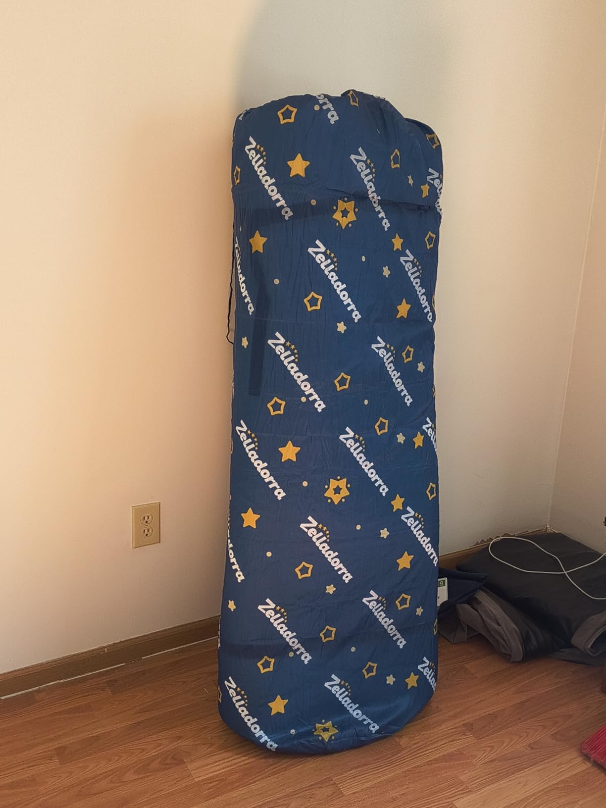 Zelladorra Japanese Floor Mattress, Futon Mattress | Roll Up Tatami Mat with Portable Storage Bag and Washable Cover, Suitable for Camping, Guest Room (Green) customer photo 1