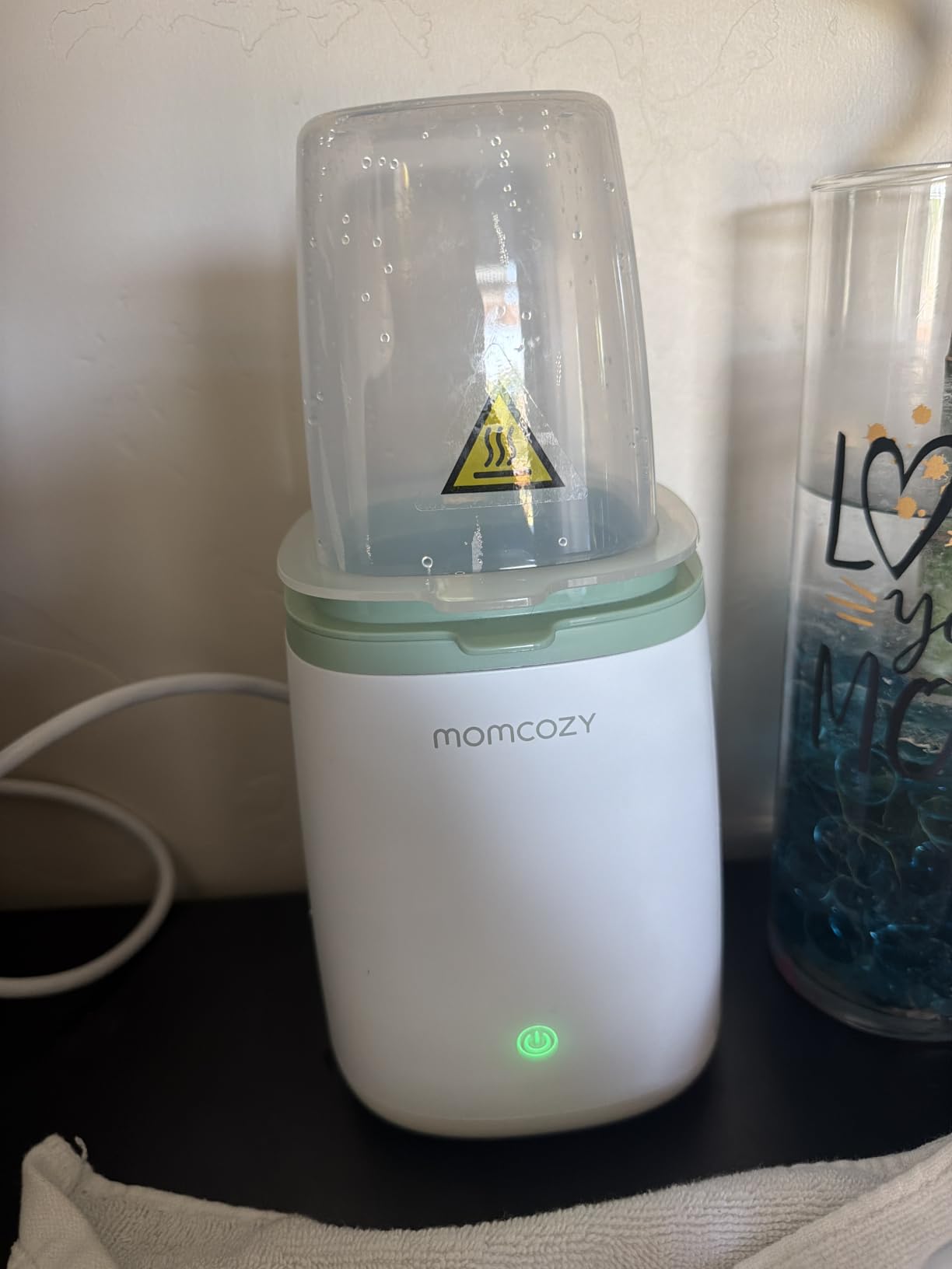 Momcozy Bottle Warmer for Baby, Fast Heating Breastmilk for All Bottles | Newborn Essentials for Mom, Accurate Temperature Control, 10-in-1 Multifunction with Timer, Automatic Shut-Off, One Touch Set customer photo 1