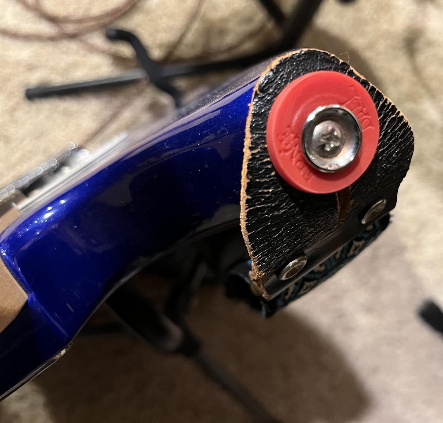 Ernie Ball Strap Blocks, Cream (P05624) customer photo 1