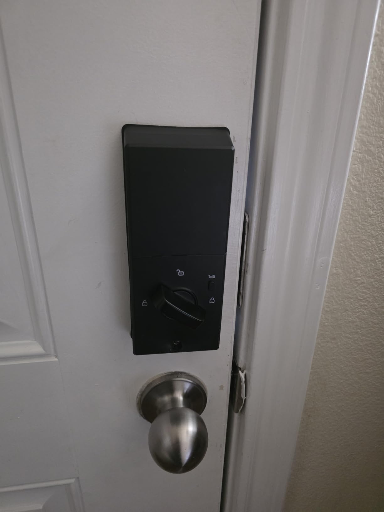 Zowill Keyless Entry Door Lock with 2 Lever Handles, Zowill Electronic Keypad Deadbolt, Auto-Locking, Anti-Peeping Password, Digital Code Door Lock, Front Door Handle Sets, Matte Black customer photo 2