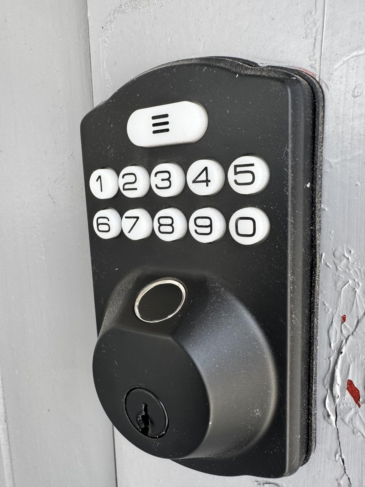 Veise KS02A Fingerprint Door Lock, Keypad Deadbolt, Satin Nickel | Keyless Entry, AI Fingerprint, 20 Codes, Auto Lock, Anti-Peeping Code, IP54 Waterproof, Electronic Deadbolt for Front Door customer photo 1