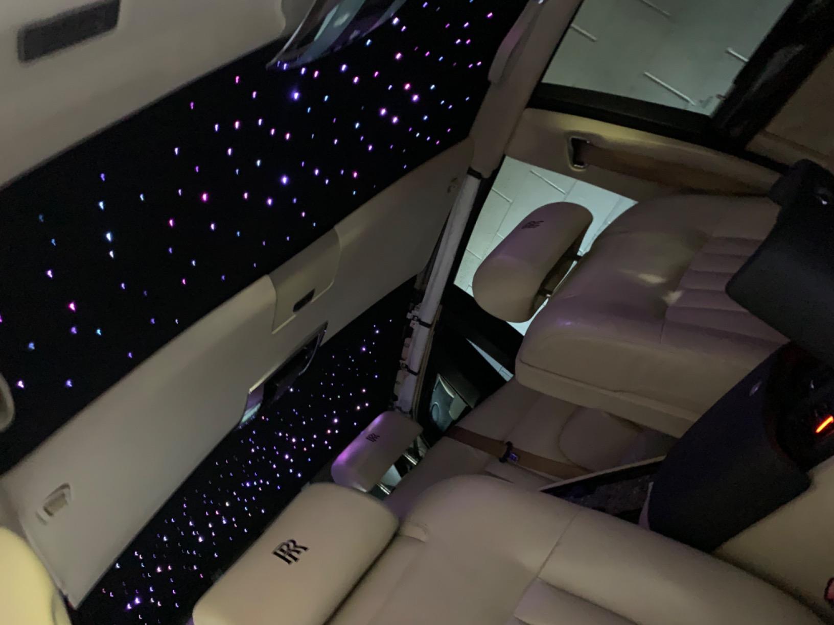 CHINLY Twinkle 650pcs 13.1ft 0.03in Fiber Optic Lights Starlight Headliner kit, Music Mode Bluetooth APP Control Remote, RGBW Star roof Lights for Star Headliner/Home Theater/Pool Ceiling customer photo 2