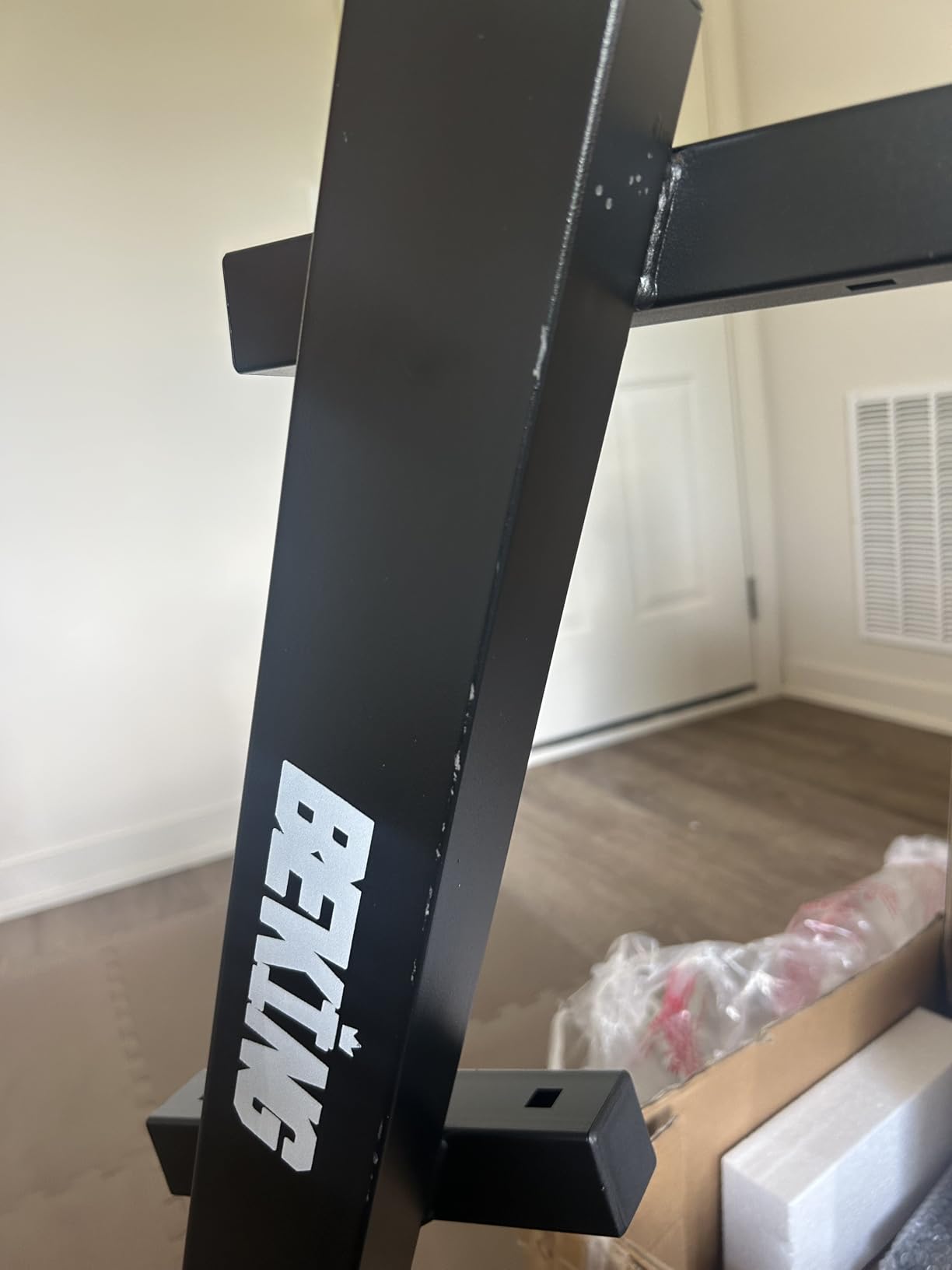 BEKING 3 Tier Dumbbell Rack, 1000LB Capacity Weight Storage Rack for Home Gym Fitness, Multifunctional Free Weight Organizer Stand for Dumbbells, Kettlebells, Compact Design Save Floor Space customer photo 2