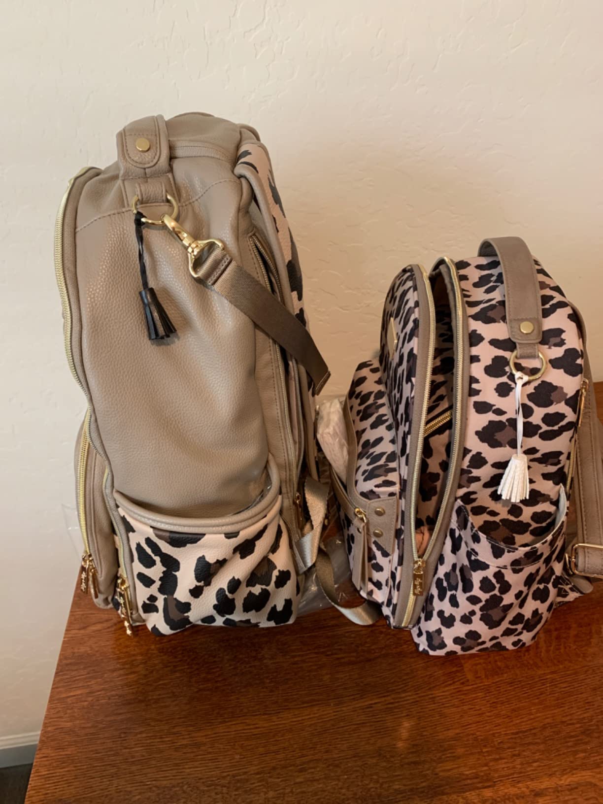 Itzy Ritzy Boss Plus Diaper Bag Backpack with 19 Pockets (Vanilla Latte) | Large Diaper Bag Backpack Includes 2 Insulated Bottle Pockets, Changing Pad, Stroller Clips, Padded Straps, Travel-Ready customer photo 2