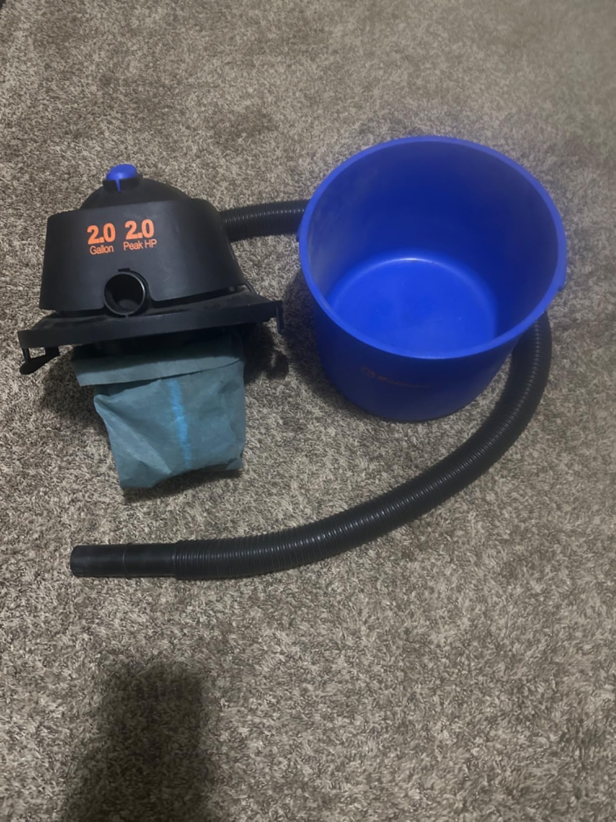 Koblenz WD-2L Wet Dry Vacuum Cleaner, 2.0 PHP, Portable Shop Vac for Home Car Garage Workshop customer photo 2