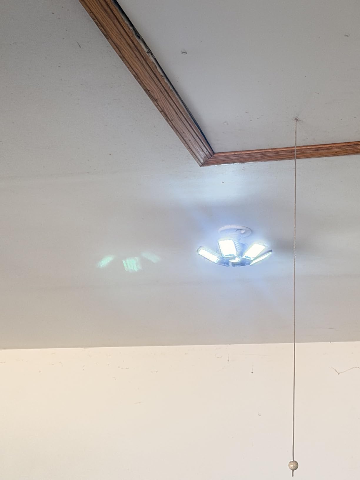 LED Garage Lights Bulb 2 Pack 180W 18000LM 6500K with 6+1 Deformable Panels customer photo 1
