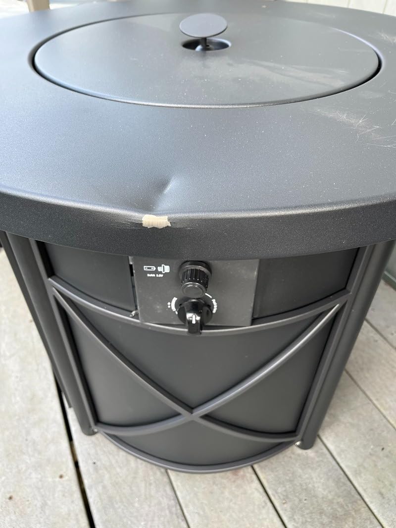 BALI OUTDOORS 50000 BTU Propane Fire Pit for Outdoor | 30 in Fire Pit Table Outdoor, Round Firepits for Outside Backyard, Patio customer photo 2