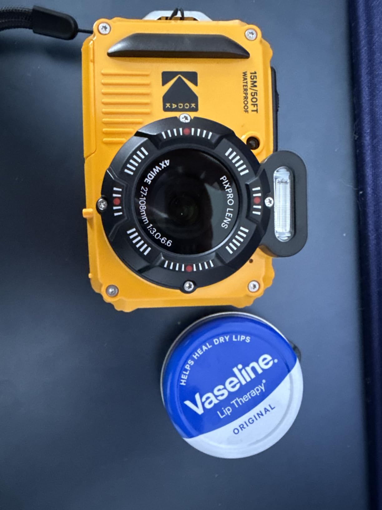 KODAK PIXPRO WPZ2 16MP Waterproof Digital Camera, 15m, 4X Zoom, Blue | 1080p Full HD Video, 27mm Wide Angle Lens, 2.7 Inch LCD, Shockproof 2m, Wi-Fi, Snorkeling and Beach Camera customer photo 1