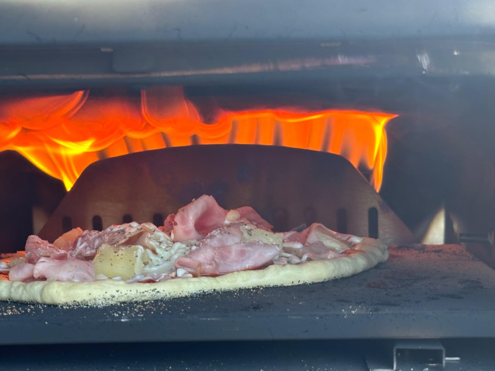 Outdoor Wood-Fired Pizza Oven Patio Pizza Maker for Backyard | Pizza Stone, Pizza Peel, Grill Rack, and Waterproof Cover for Camping customer photo 1
