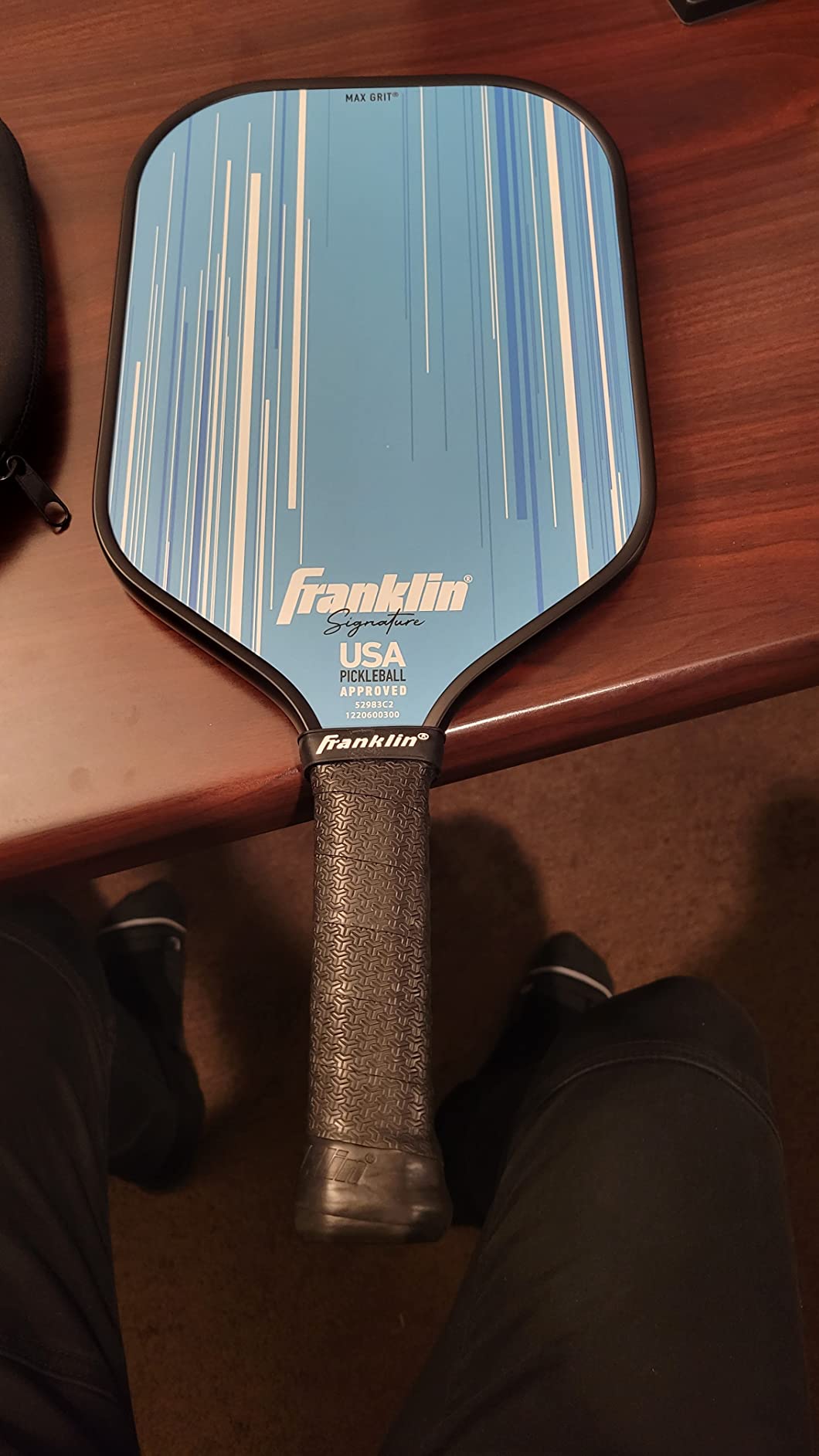 Franklin Sports Pro Pickleball Paddles - Signature Series Pro Pickleball Paddle with MaxGrit Surface - USA Pickleball (USAPA) Approved Tournament Pickleball Paddles - 13mm + 16mm Polypropylene Cores customer photo 2