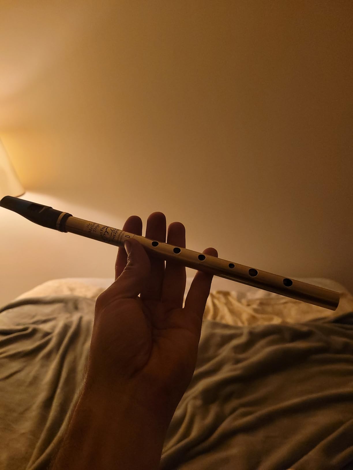 Jerry Freeman Tweaked Key of D Mellow Dog Tin Penny Whistle Irish Pennywhistle: Affordable true professional quality. Perfect for beginner & advanced alike. customer photo 1