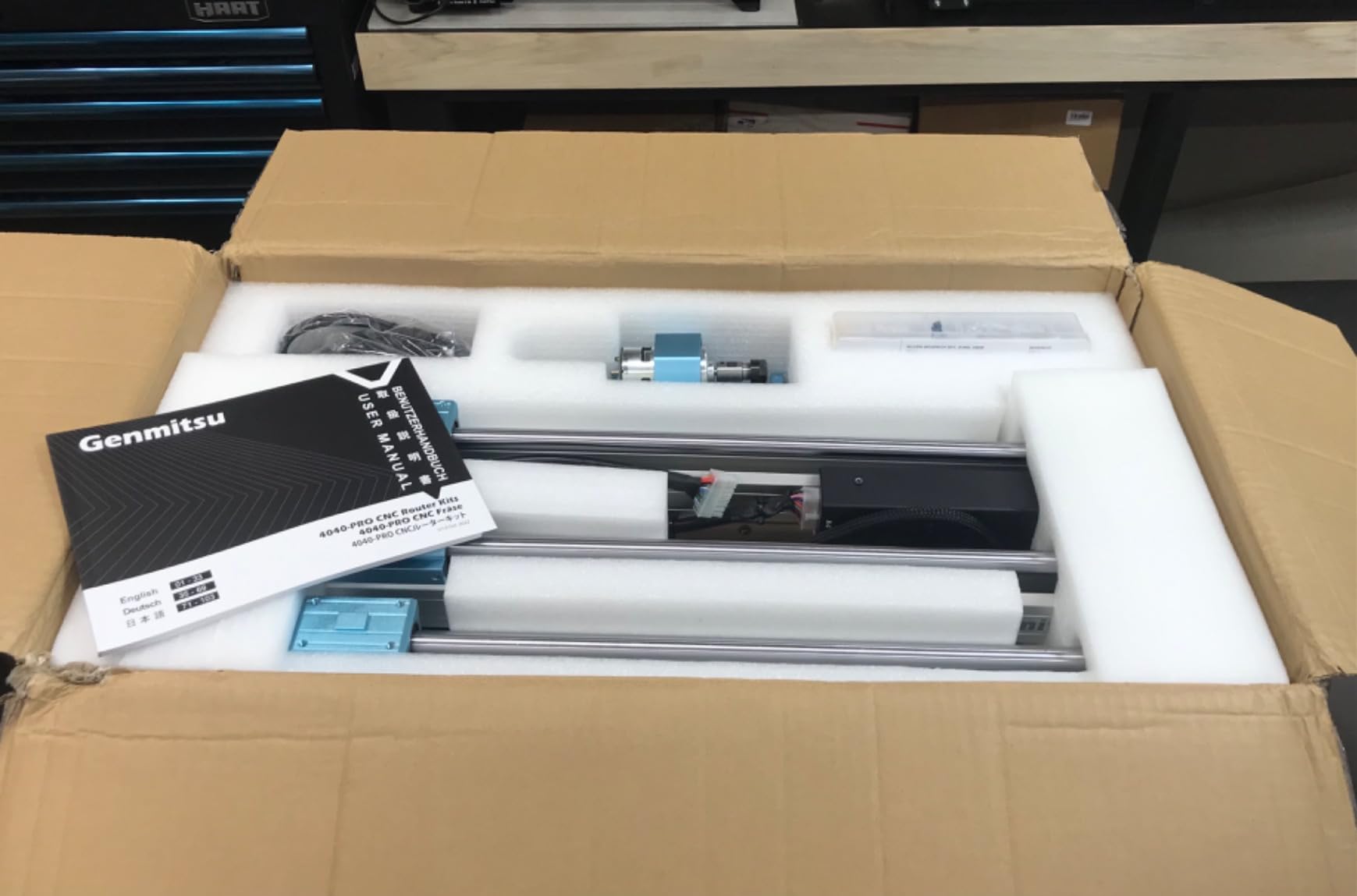 Genmitsu 4040-PRO CNC Router Machine for Metal Acrylic Cutting Milling | Upgraded Version, GRBL Control, Lead Screw Driven, 3-Axis Engraving, 17.1'' x 15.7'' x 3.1'' Working Area customer photo 2